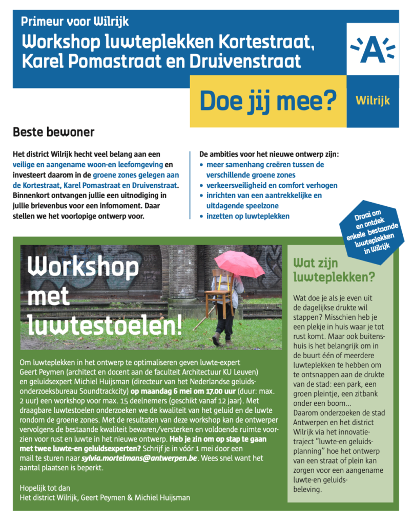 Workshop Wilrijk